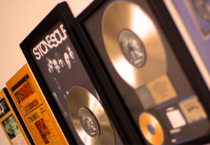 Gold Records at Catamount Recording Studio