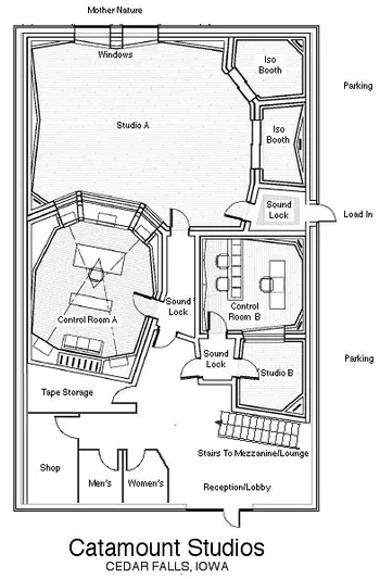 Catamount Studios floor plan